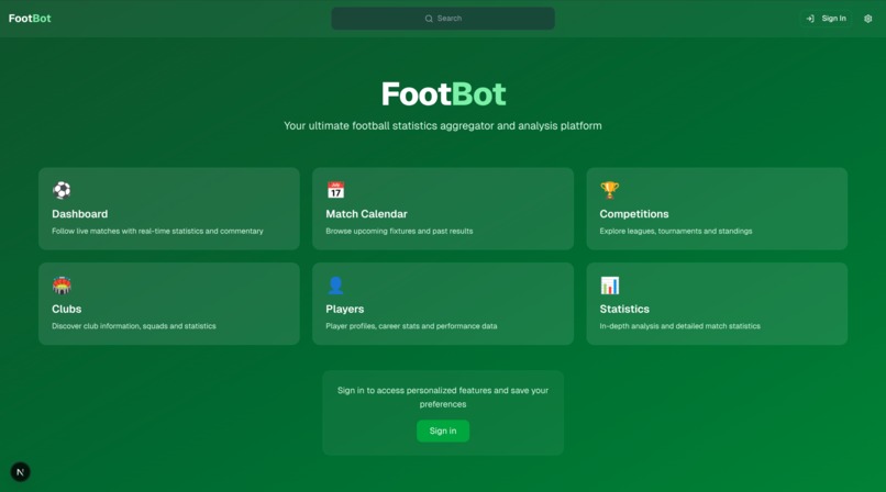 FootBot – screenshot 1