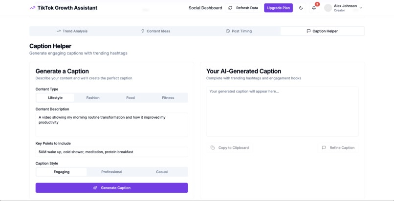 TikTok Growth Assistant – screenshot 3