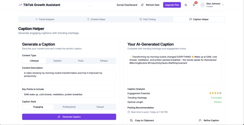 TikTok Growth Assistant – screenshot 6