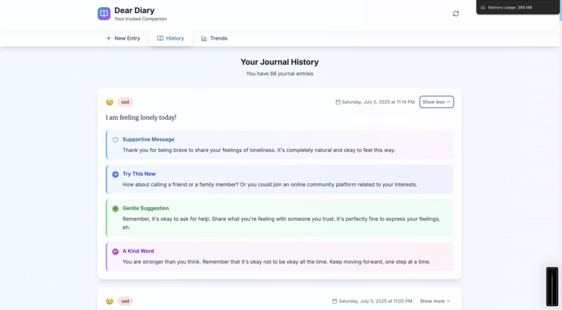 Dear Diary – screenshot 2