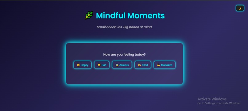 Mindful Moments – screenshot 1