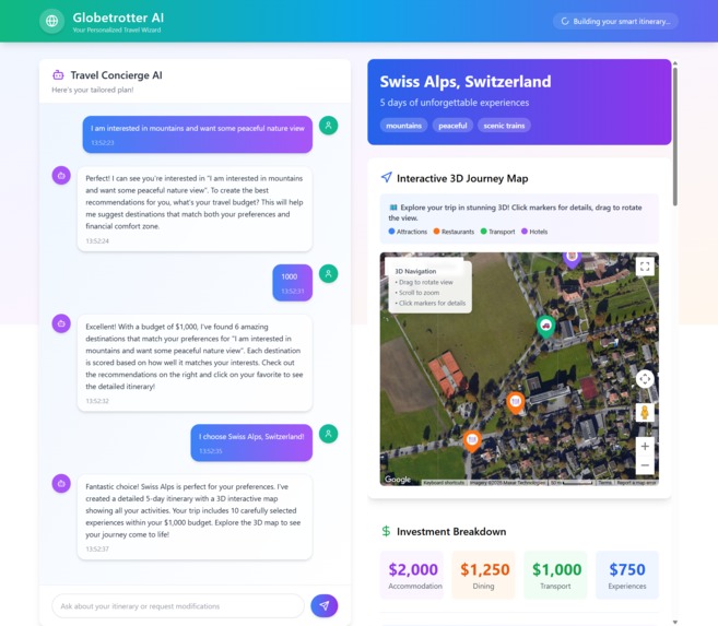Globetrotter AI – screenshot 1