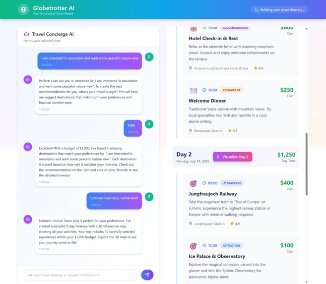 Globetrotter AI – screenshot 2