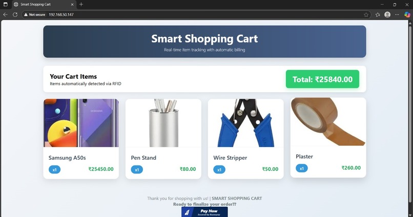 SMART SHOPPING CART – screenshot 3