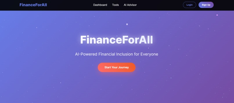 FinanceForAll – screenshot 1
