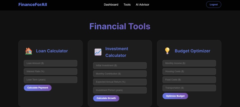 FinanceForAll – screenshot 4