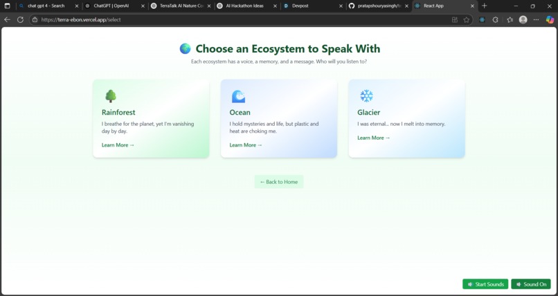 TerraTalk – screenshot 1