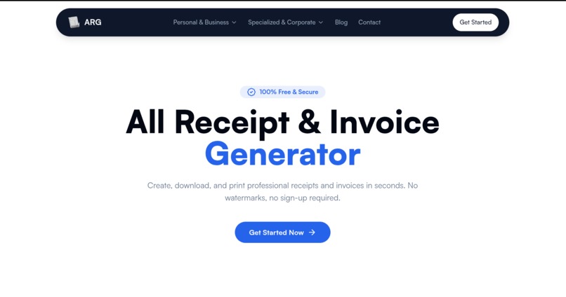 AllReceiptGenerator  – screenshot 3