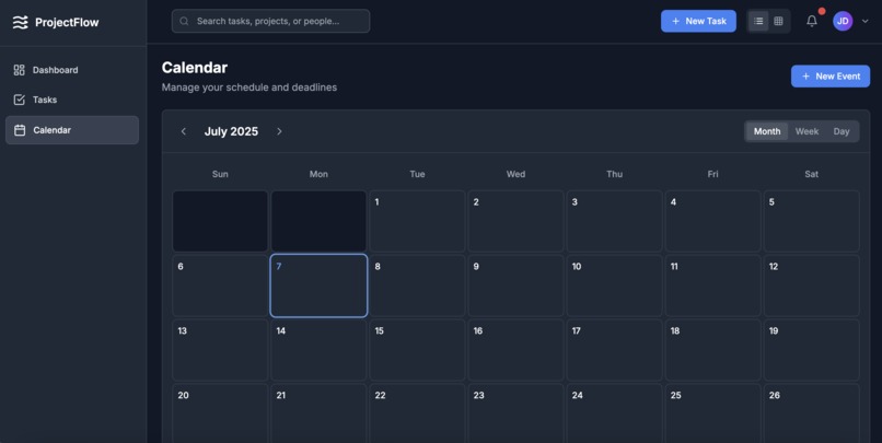 ProjectFlow – screenshot 1