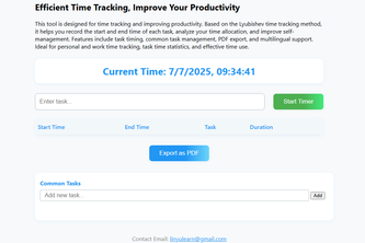 time tracker | Devpost