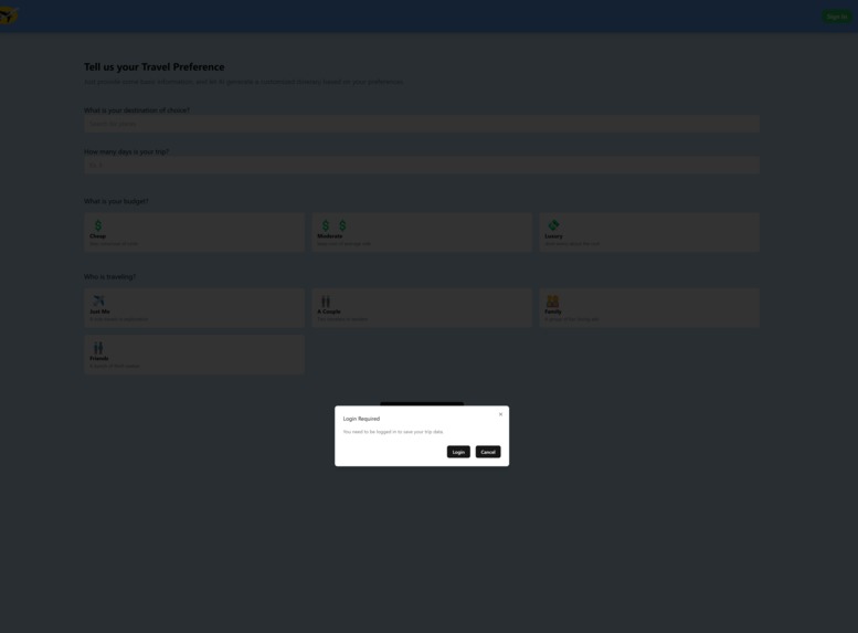 AiTripPlanner – screenshot 4