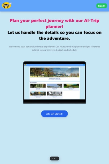 AiTripPlanner – screenshot 2