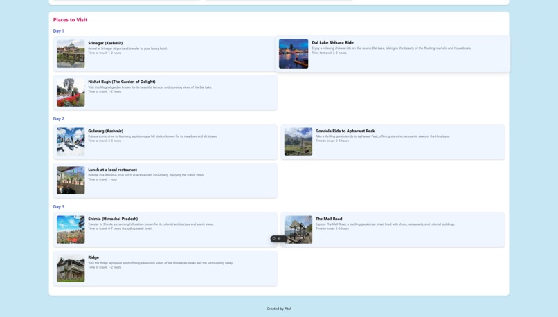 AiTripPlanner – screenshot 5