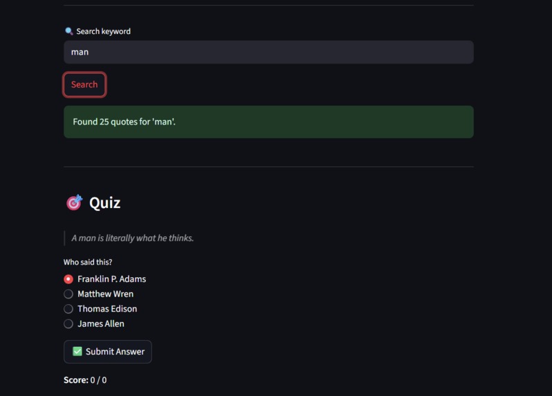 Quote Me If You Can – screenshot 3