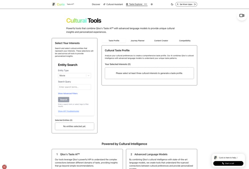 Curio - Multi-Modal Cultural Intelligence Assistant – screenshot 7