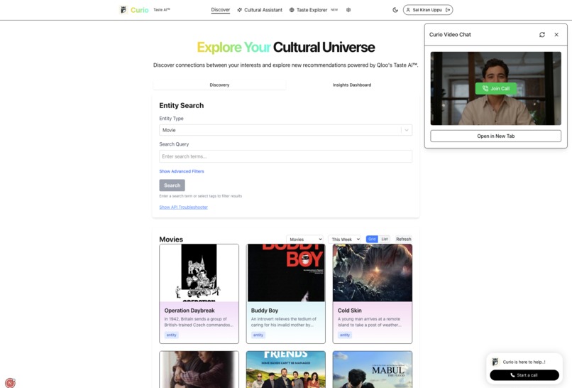 Curio - Multi-Modal Cultural Intelligence Assistant – screenshot 6