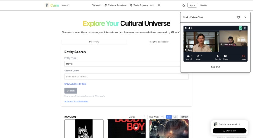 Curio - Multi-Modal Cultural Intelligence Assistant – screenshot 5