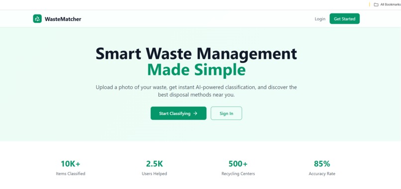 WasteMatcher – Intelligent Waste Disposal & Recycling Guide – screenshot 1