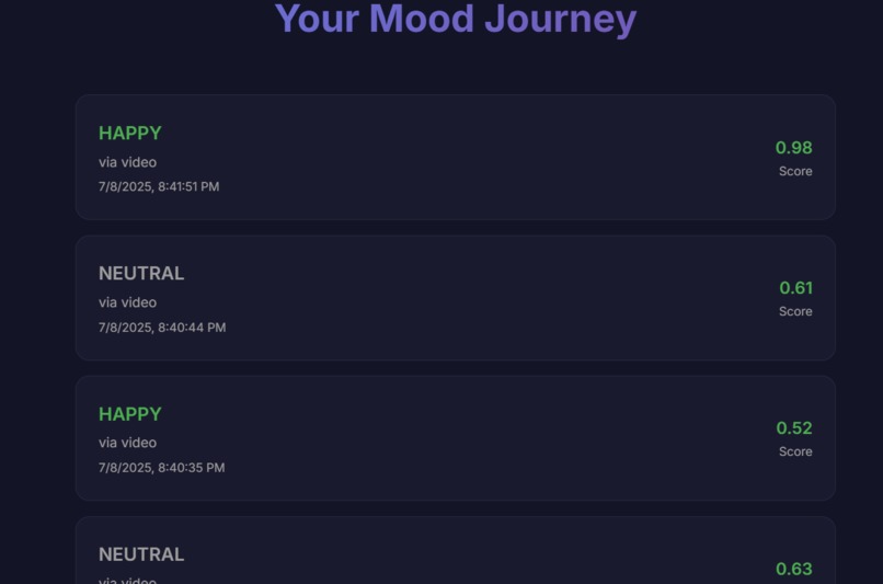 MoodSync AI – screenshot 1
