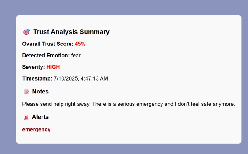 LiveSpeechTrustAnalyzer – screenshot 1