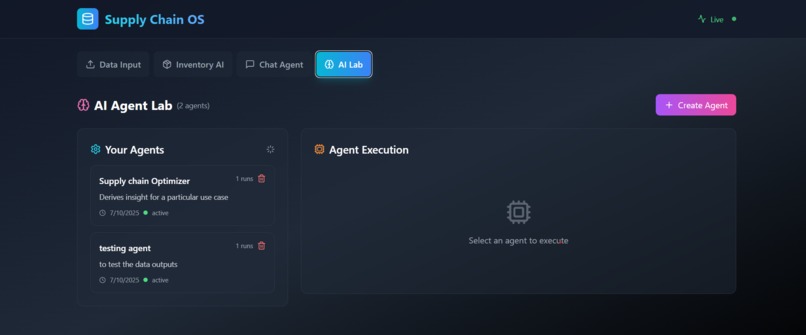 Supply chain OS – screenshot 2