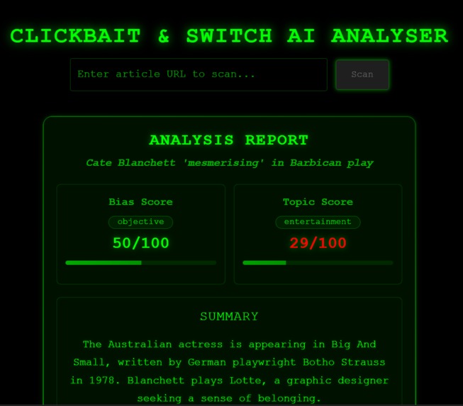 Clickbait-and-Switch-AI – screenshot 1