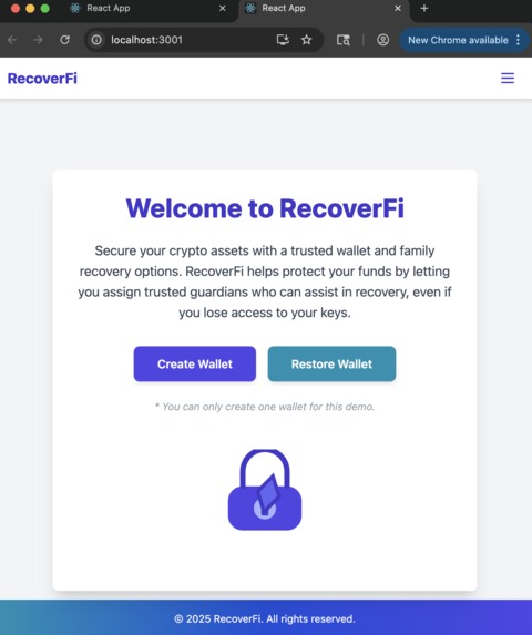 RecoverFi – screenshot 4