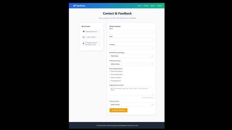 OptiChain TimeLLM – screenshot 8
