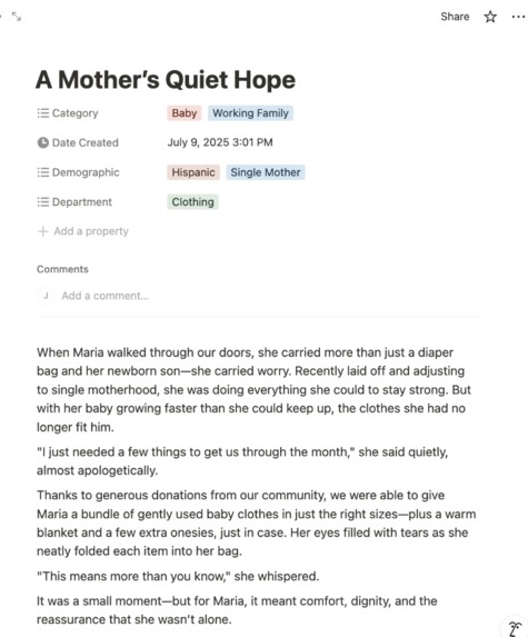 Team 13, StoryBank – screenshot 3