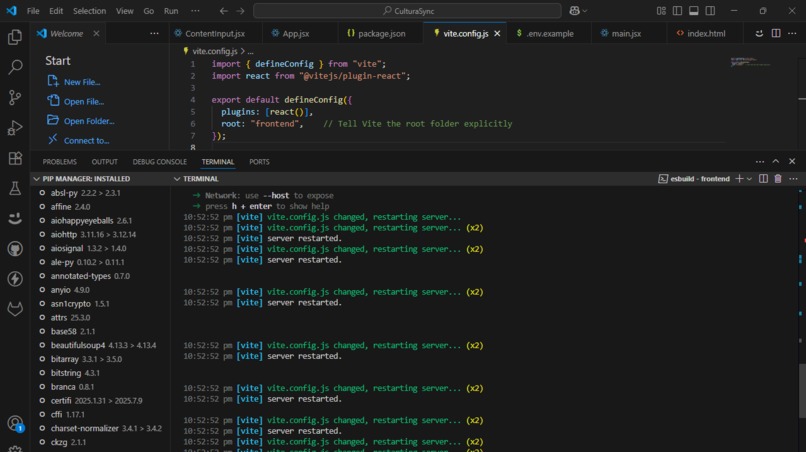 CulturaSync – screenshot 2