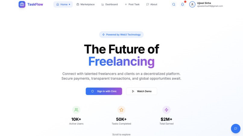 TaskFlow – screenshot 1