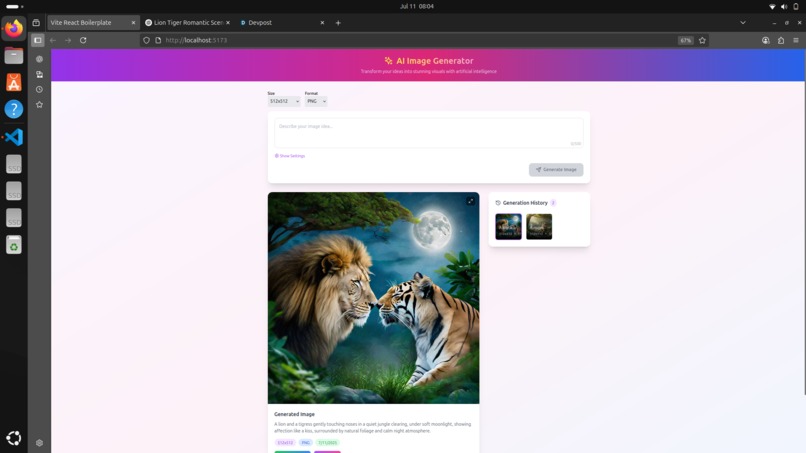 Image generator – screenshot 2