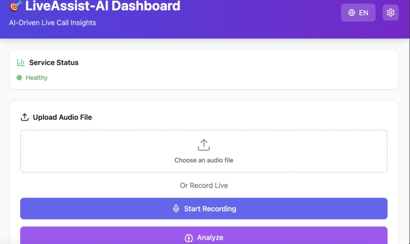  LiveAssist-AI – screenshot 1
