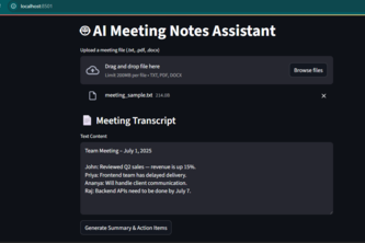 AI meeting Assistant