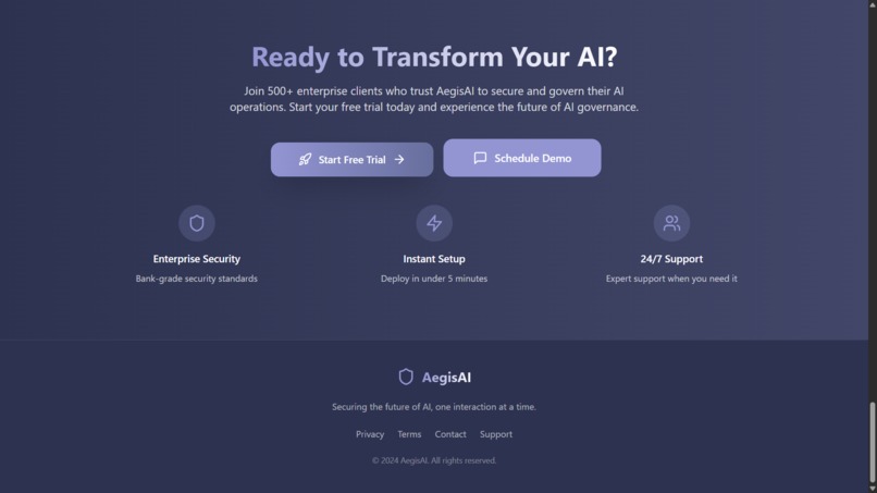 AegisAI - Enterprise GenAI Governance System – screenshot 7