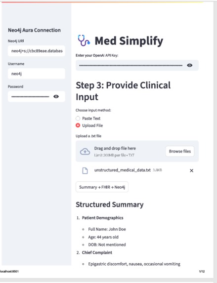 med_simplify – screenshot 1