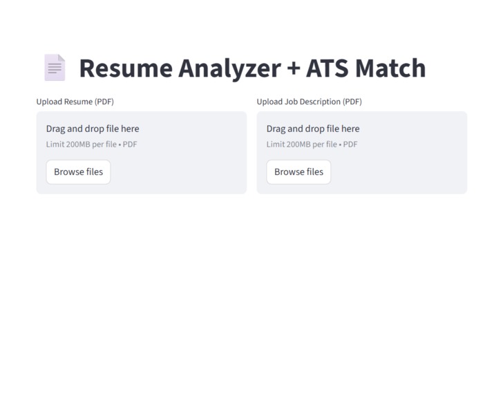 Resume Analyzer – screenshot 1