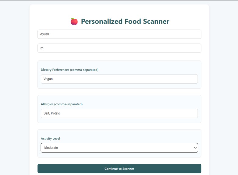 FoodWise – screenshot 1