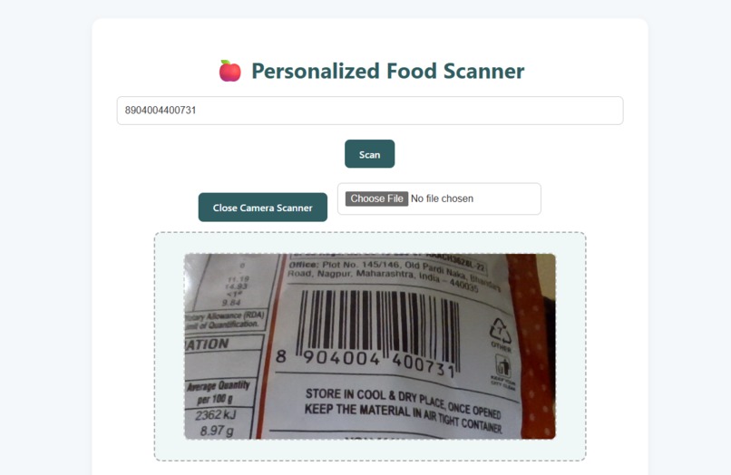 FoodWise – screenshot 2