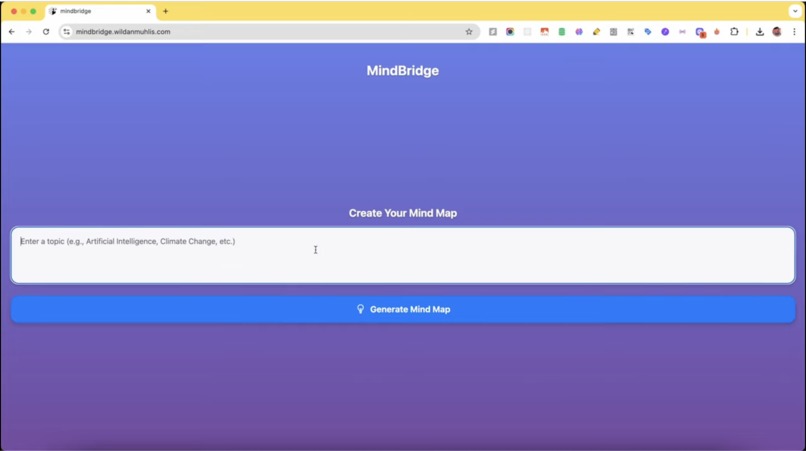 MindBridge: AI-powered mind maps that expand infinitely – screenshot 2