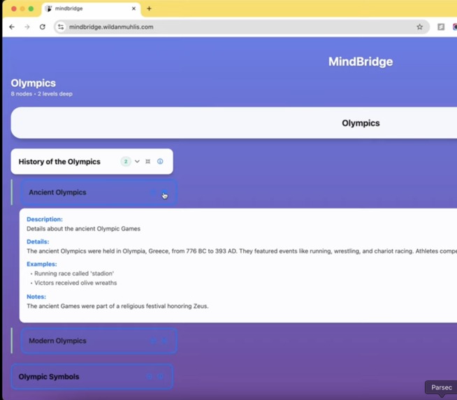 MindBridge: AI-powered mind maps that expand infinitely – screenshot 3