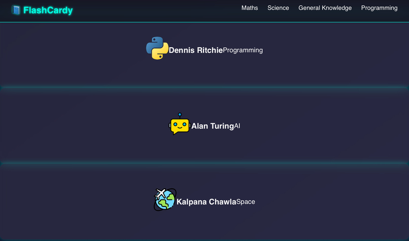FlashCardy — Retro Learning Revival – screenshot 1