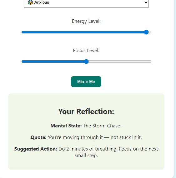 Mind Mirror – screenshot 1