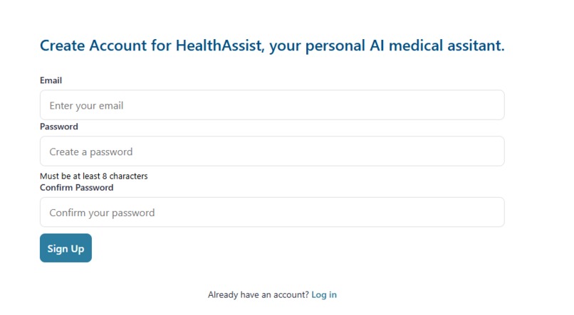 HealthAssist – screenshot 1