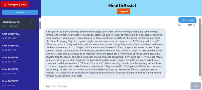 HealthAssist – screenshot 3