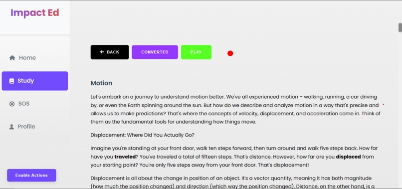 Impact Ed – screenshot 3