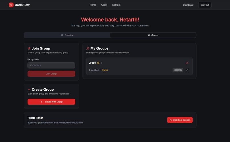 DormFlow – screenshot 1