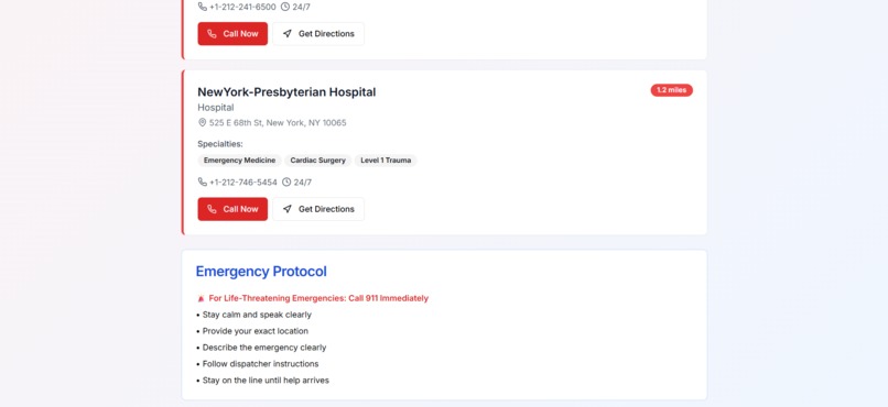EmergencyAI – screenshot 2