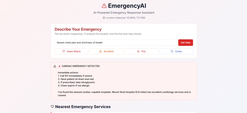 EmergencyAI – screenshot 1