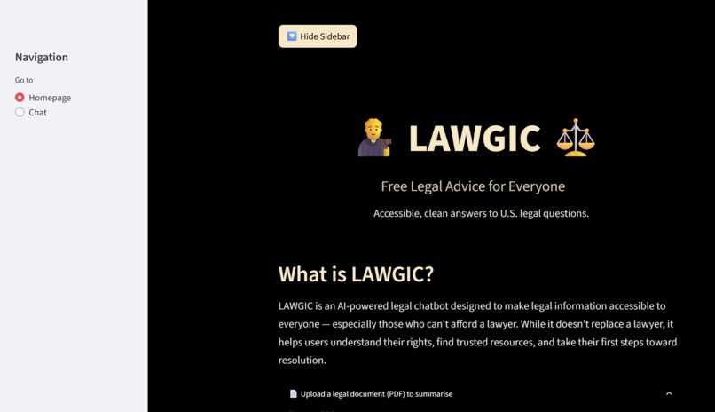 LAWGIC – screenshot 1